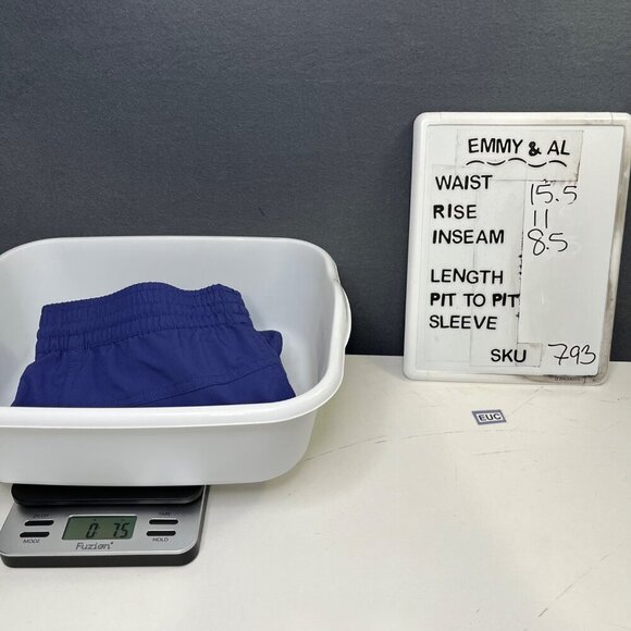 Duluth Trading Co Purple and Blue Swim Trunks Quick-Dry Comfort - Picture 13 of 13